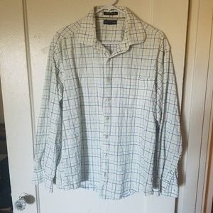 John Ashford Men's Button-Up Casual Shirt